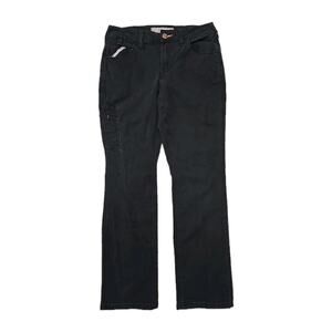 Ariat Womens Rebar Perfect Rise Made Tough Straight Pants Womens 27 Short Black